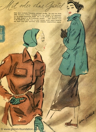 Hildegarde van G&uuml;lick, Mode 1949